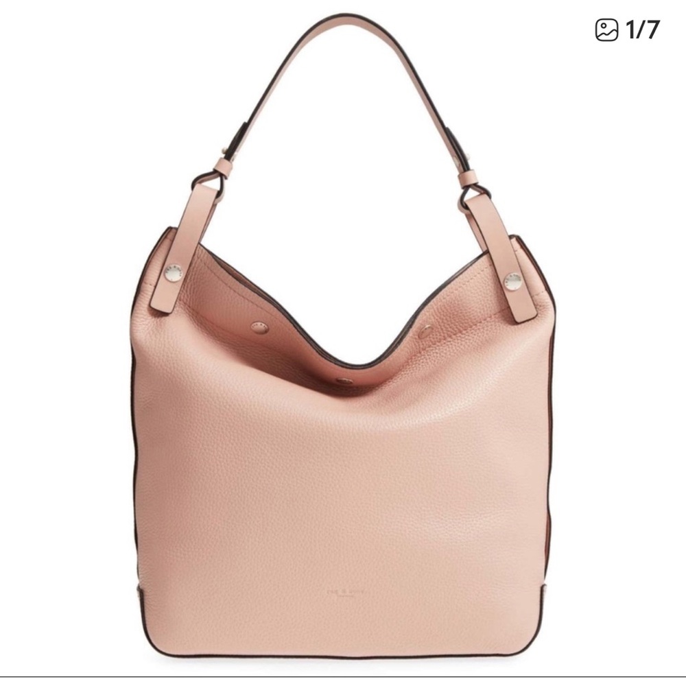 Rag & Bone Compass Snap Hobo Nude $595